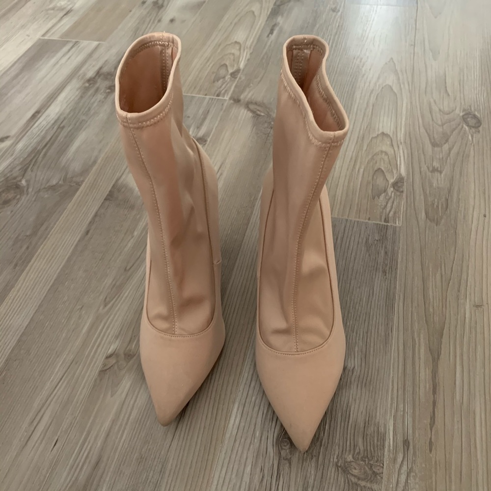 Nude Sock Booties